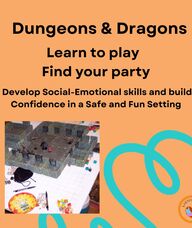 Book an Appointment with Dungeons and Dragons (DnD) for ADHD and ASD Skill Building